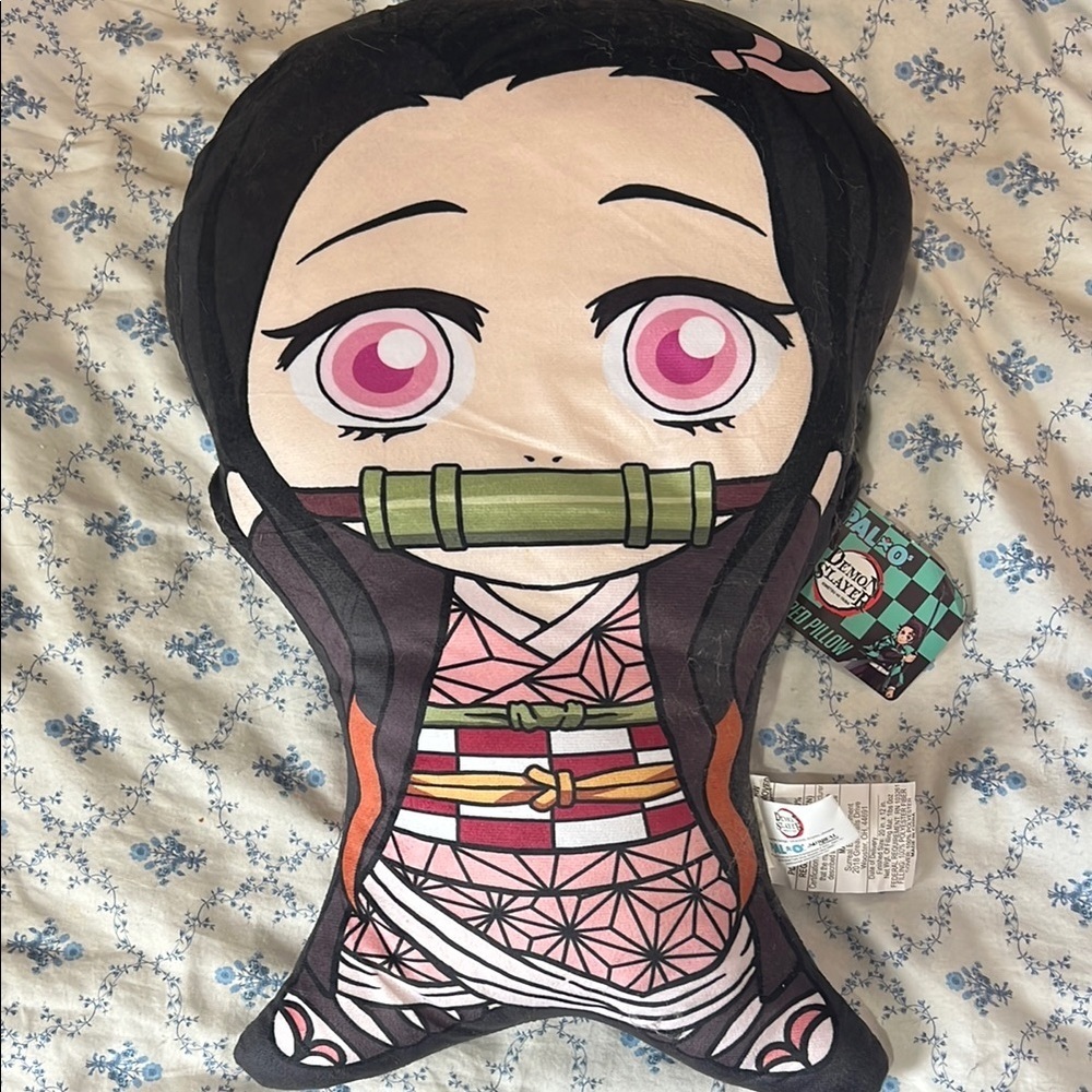 Demon Slayer Nezuko Kamado Plush Pillow | Anime Character Cushion | PalxOs